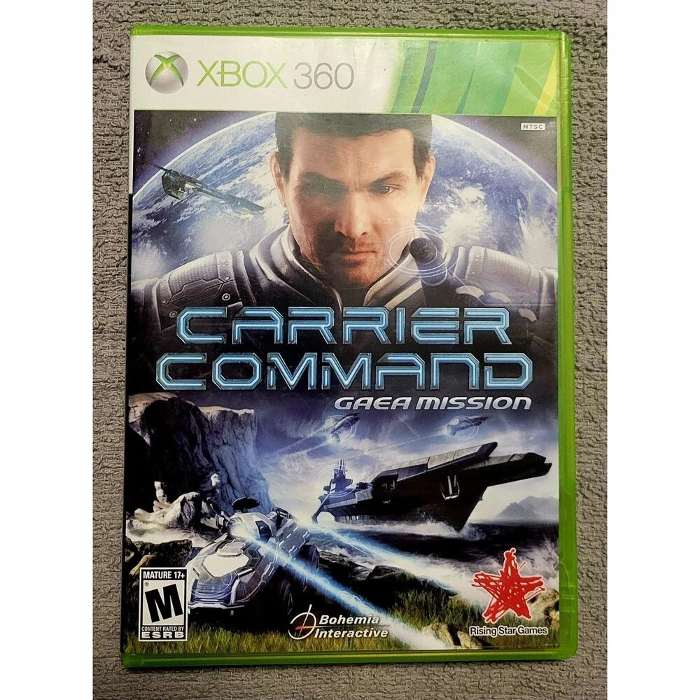 Carrier Command: Gaea Mission (Microsoft Xbox 360, 2012) CIB, MANUAL, FAST SHIP
